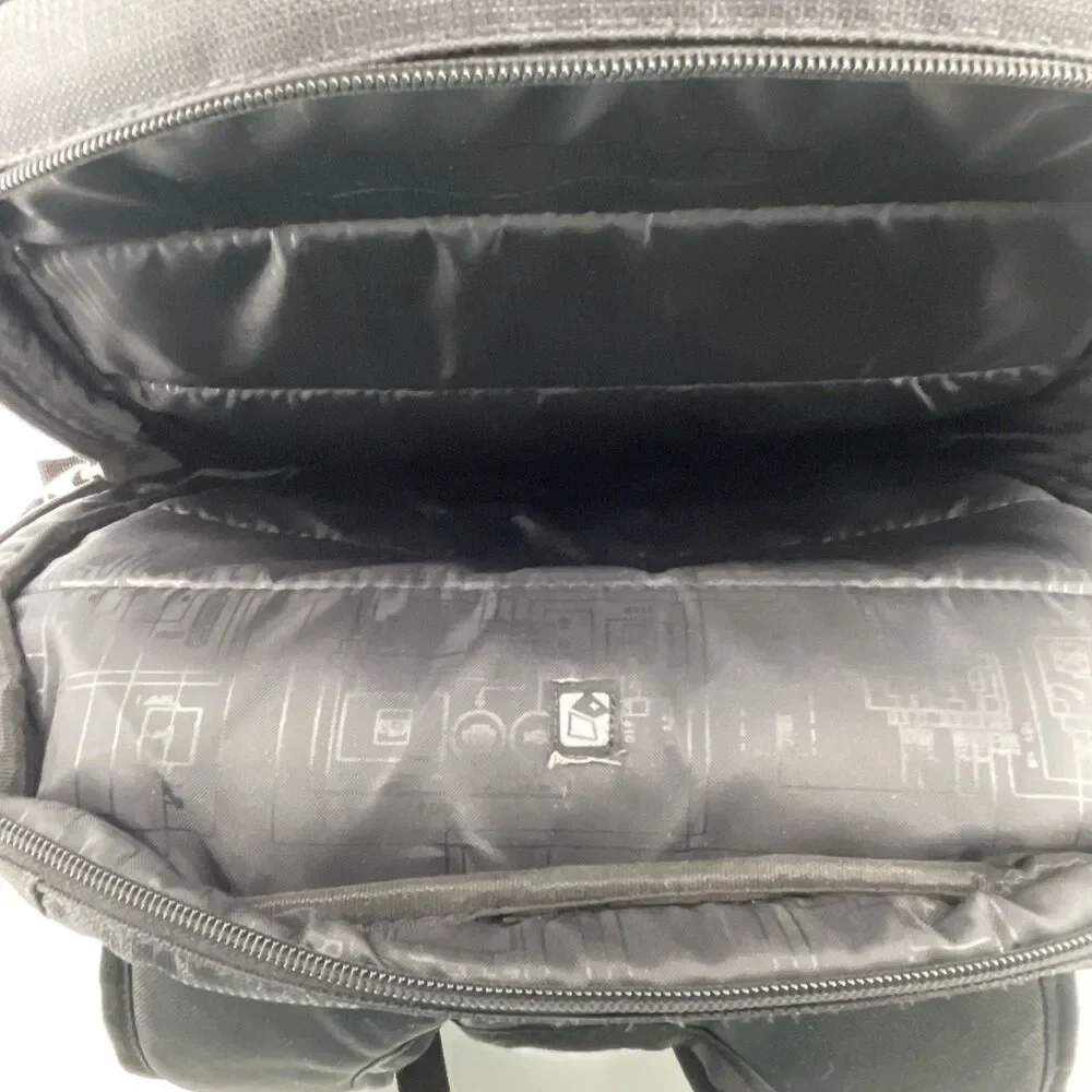 OGIO Juggernaut Laptop Backpack Black Gray JLG Embroidered TSA Travel 18